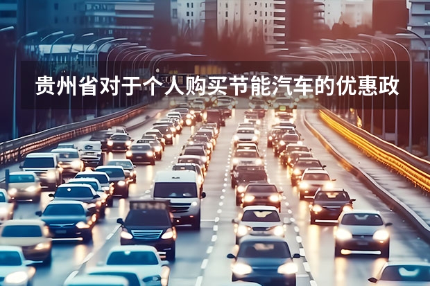贵州省对于个人购买节能汽车的优惠政策（目前都有那些车型是免购置税的？）